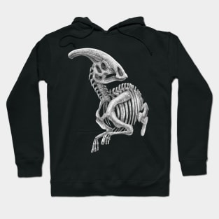 parasaurolophus skeleton Hoodie